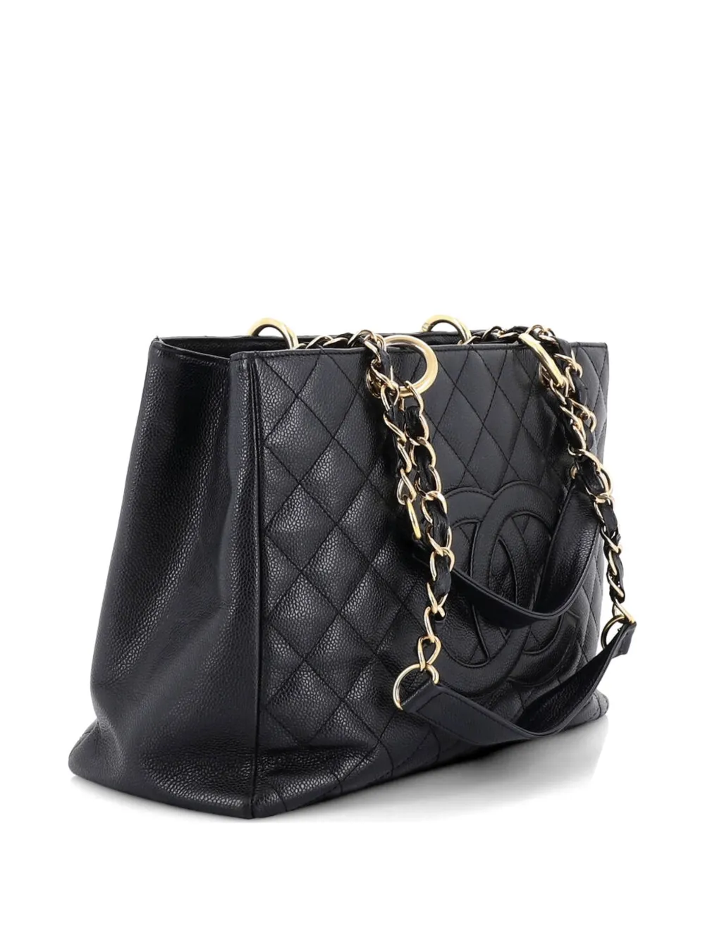 CHANEL Pre-Owned Grand Shopping Quilted Calfskin tote bag - Nero