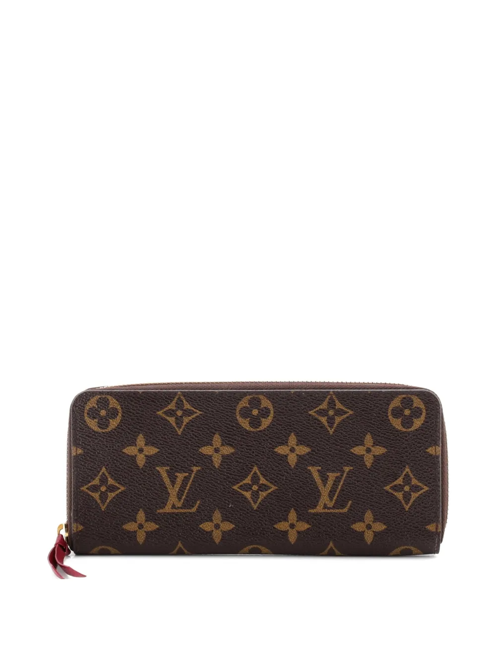 Louis Vuitton Pre-Owned Portafoglio Clémence in tela con monogramma - Marrone