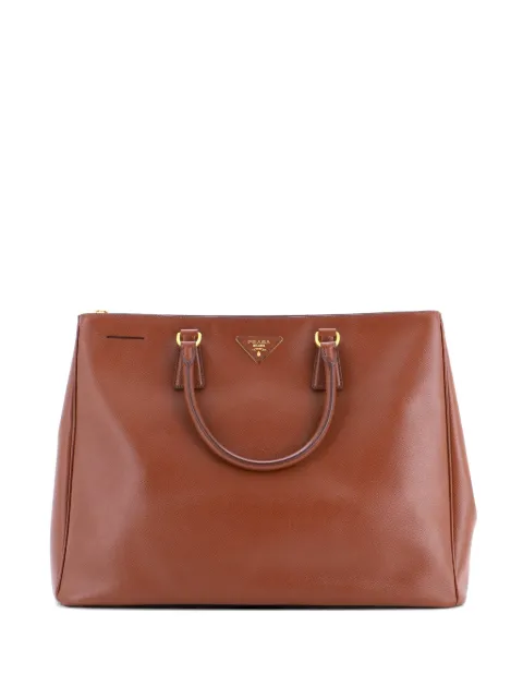 Prada Pre-Owned sac cabas Double Zip Lux en cuir Saffiano