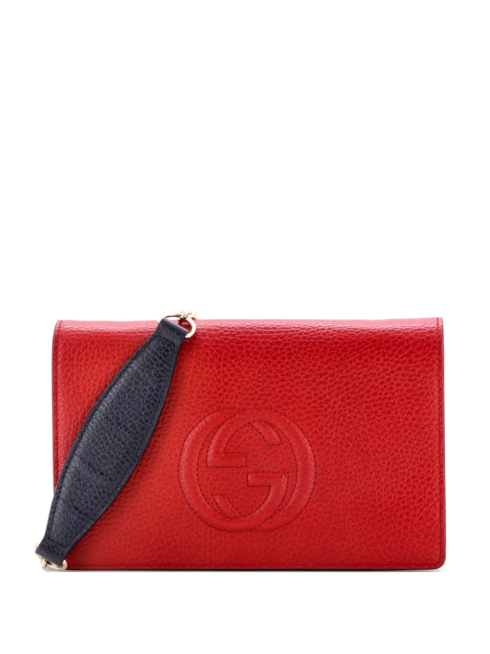 Gucci Pre-Owned Soho Wallet on Chain Leather crossbody bag - Red