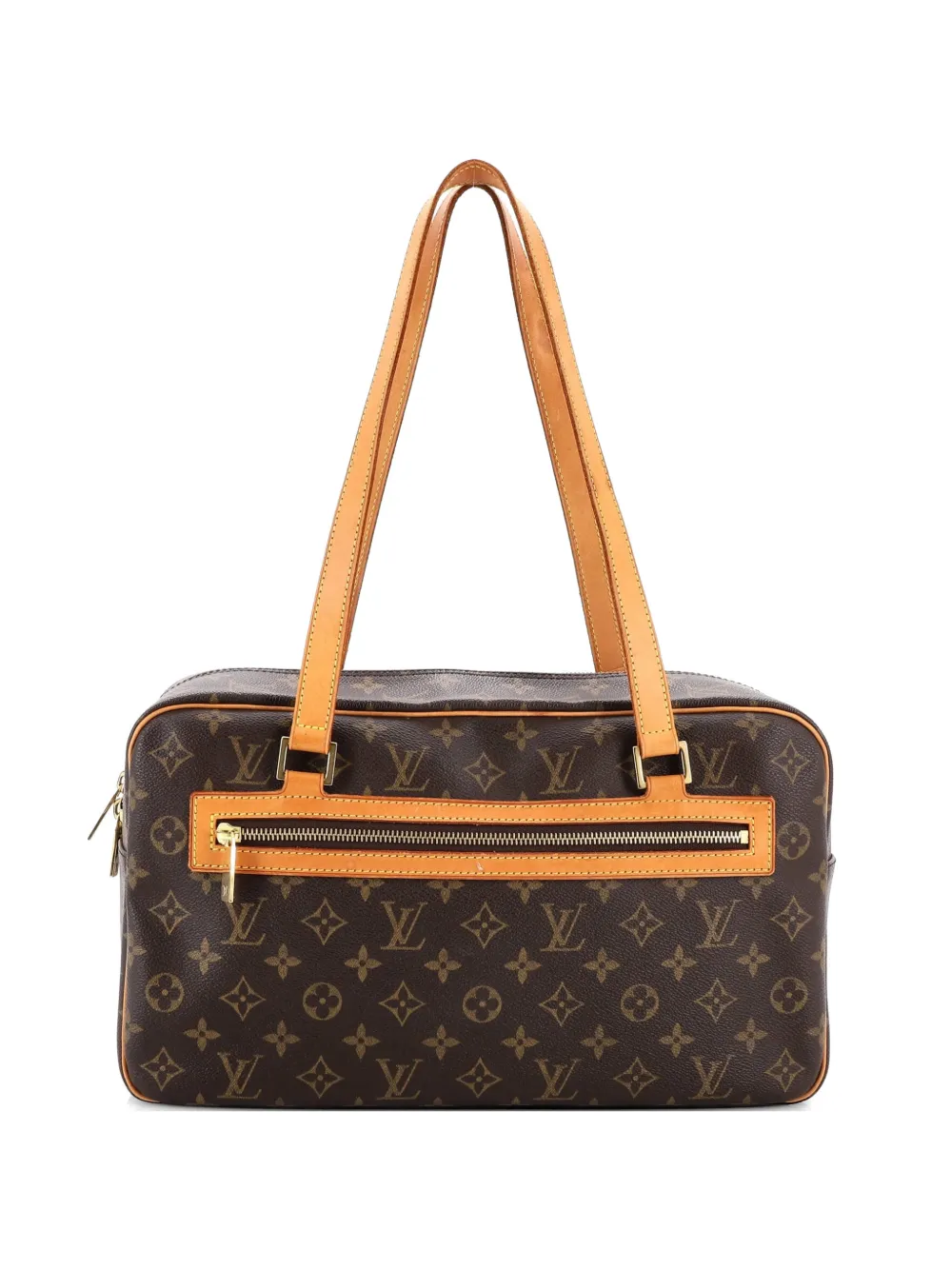 Louis Vuitton Pre-Owned Borsa a spalla Cite GM in tela con monogramma - Marrone