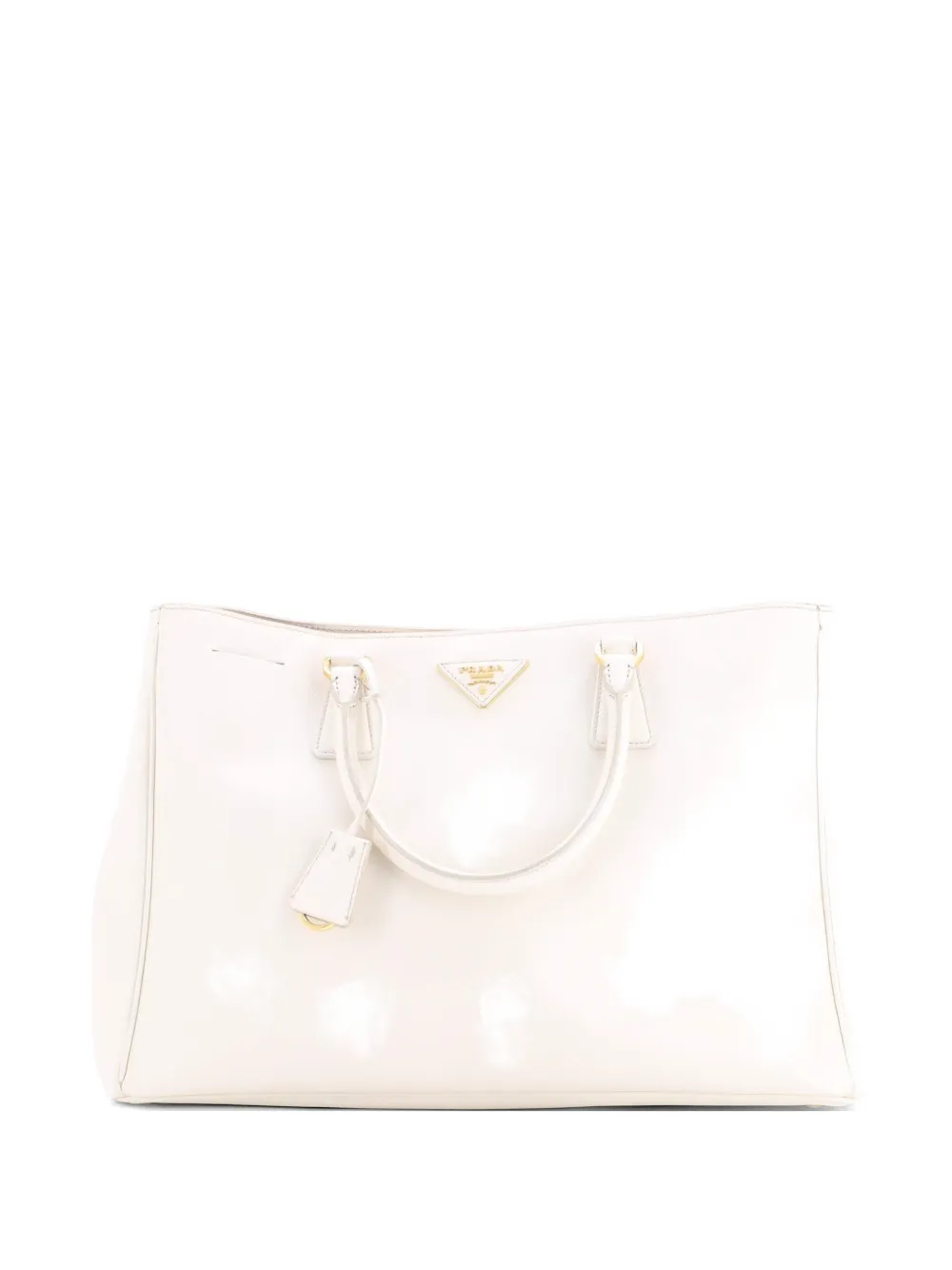 Prada Pre-Owned Borsa tote Double Zip Lux XL in pelle Saffiano - Toni neutri