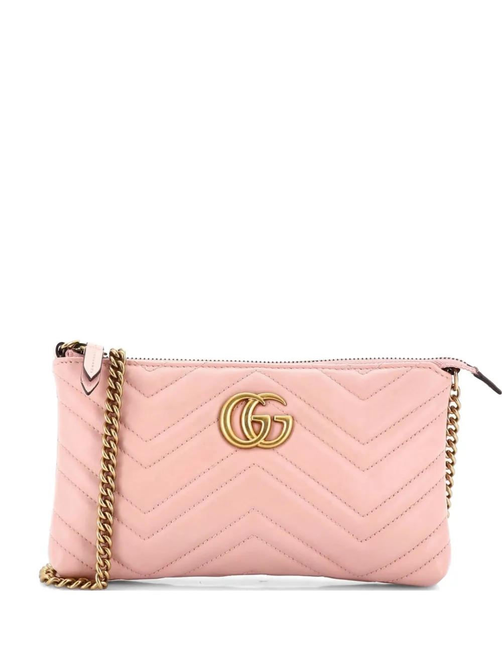 Gucci Pre-Owned Borsa a tracolla GG Marmont mini - Rosa