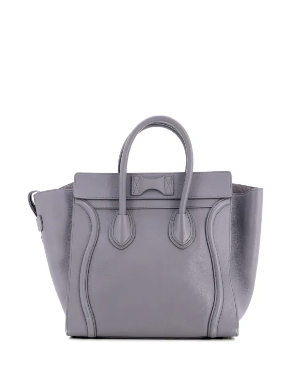 Celine Pre-Owned ラゲージ グレイニーレザー ミニ ハンドバッグ