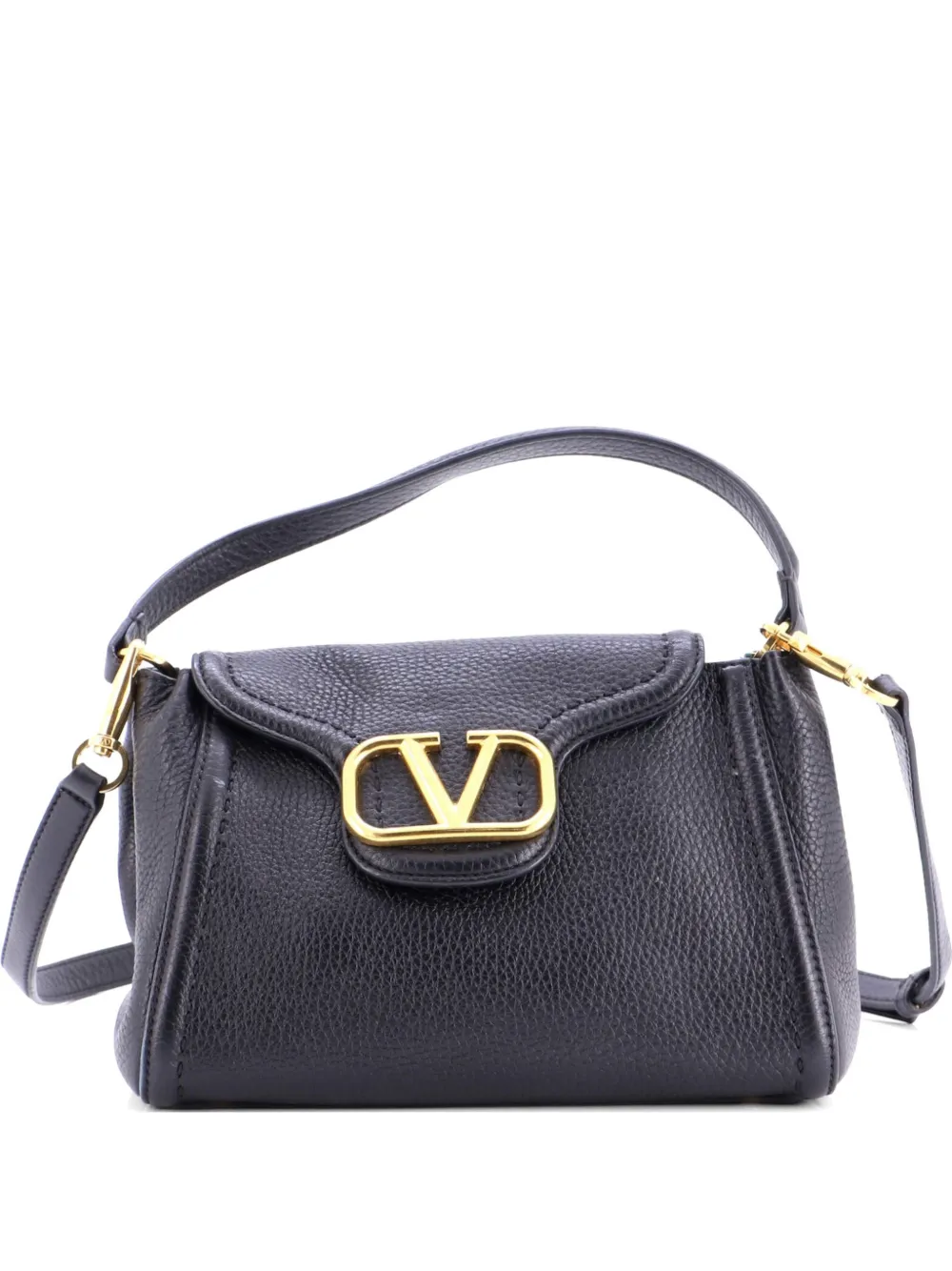 Valentino Garavani Pre-Owned Alltime Top Handle Bag Leather Small satchel - Nero
