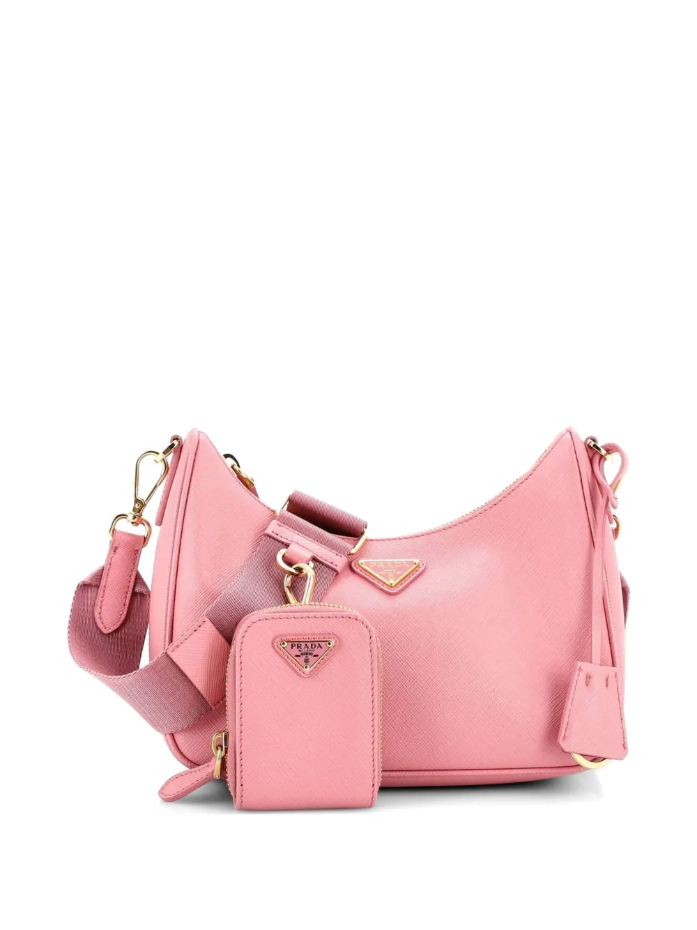 Prada Pre-Owned Re-Edition 2005 Shoulder Bag Saffiano Leather Small crossbody bag - Rosa