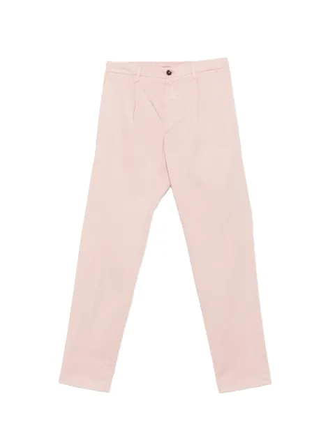 michael coal pleated-front trousers