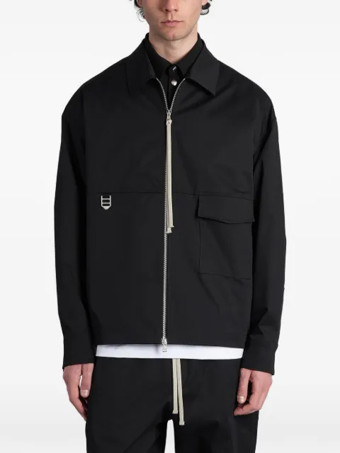 STATE OF ORDER logo-plaque zip-up jacket