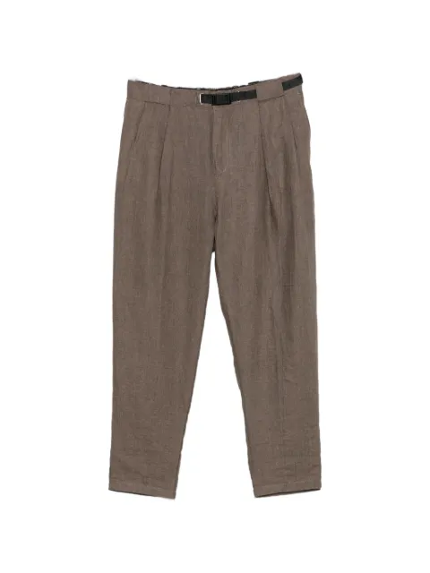 White Sand belt-loops trousers