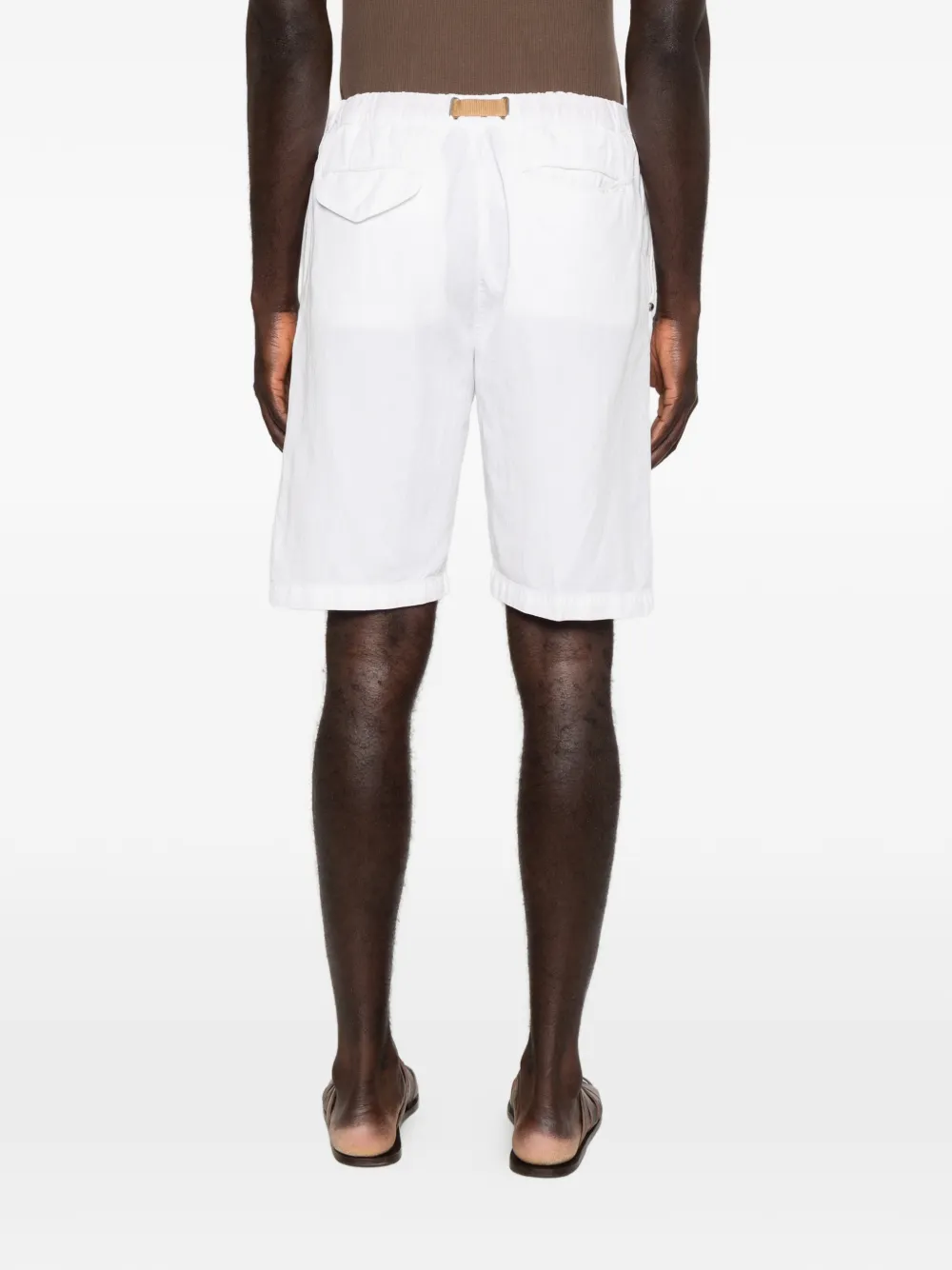 White Sand Shorts met elastische tailleband Wit