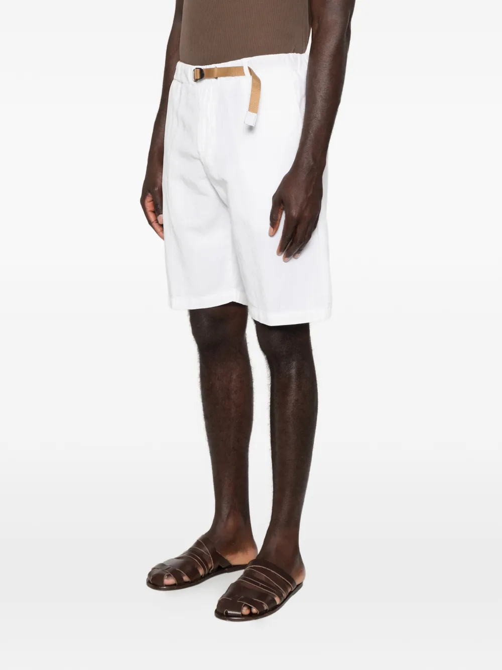 White Sand Shorts met elastische tailleband Wit