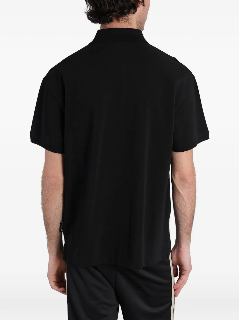 Palm Angels Poloshirt met logopatch Zwart