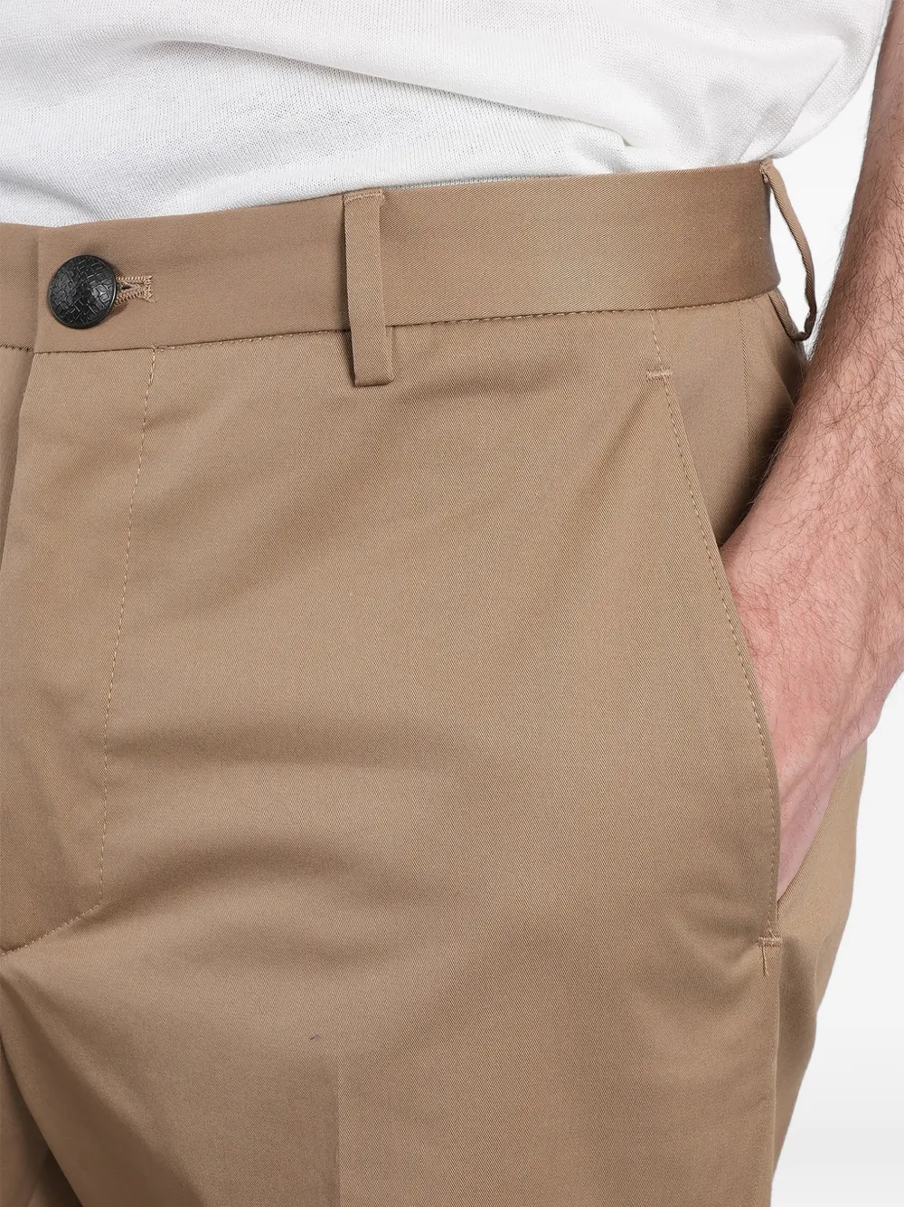 Tagliatore Geplooide pantalon Beige