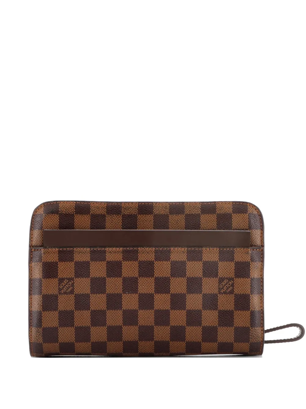 Louis Vuitton Pre-Owned Clutch Pochette Saint Louis Damier - Marrone