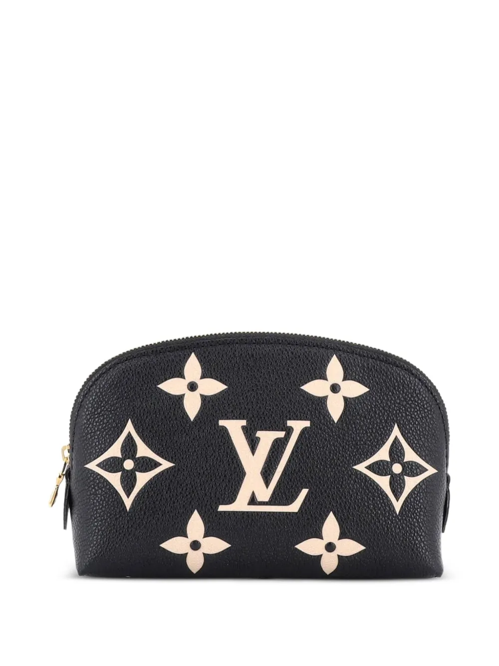 Louis Vuitton Pre-Owned Pouch Cosmetic Bicolour con motivo Monogram Empreinte Giant - Nero