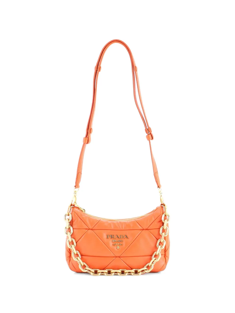 Prada Pre-Owned Borsa a spalla System Convertible - Arancione