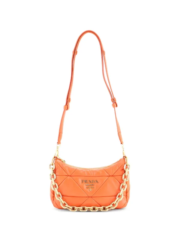 Prada Pre-Owned システム コンバーチブル キルティング ナッパレザー