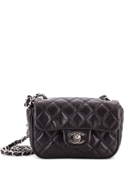 CHANEL Pre-Owned Kleine Punch Flap Bag Umhängetasche mit Steppung
