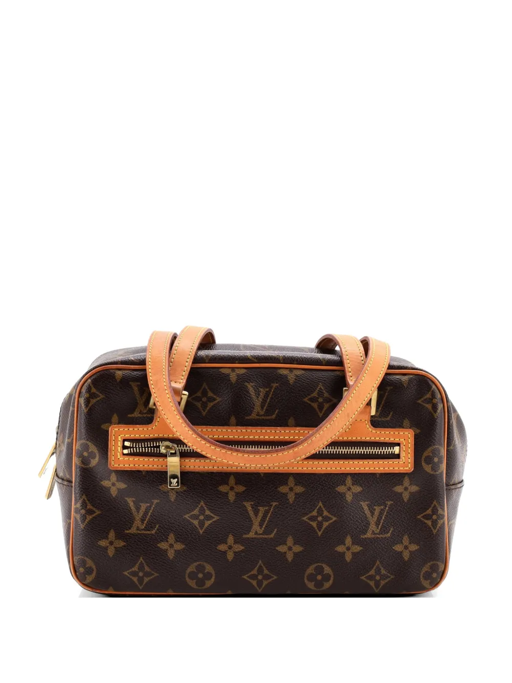 Louis Vuitton Pre-Owned Cite Handbag Monogram Canvas MM shoulder bag - Braun