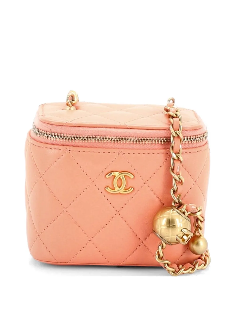 CHANEL Pre-Owned Clutch Pearl Crush mini - Arancione