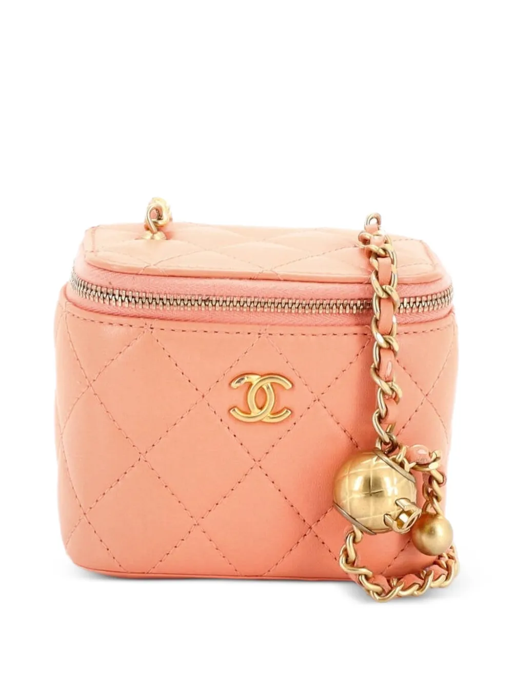 CHANEL Pre-Owned Clutch Pearl Crush mini - Arancione