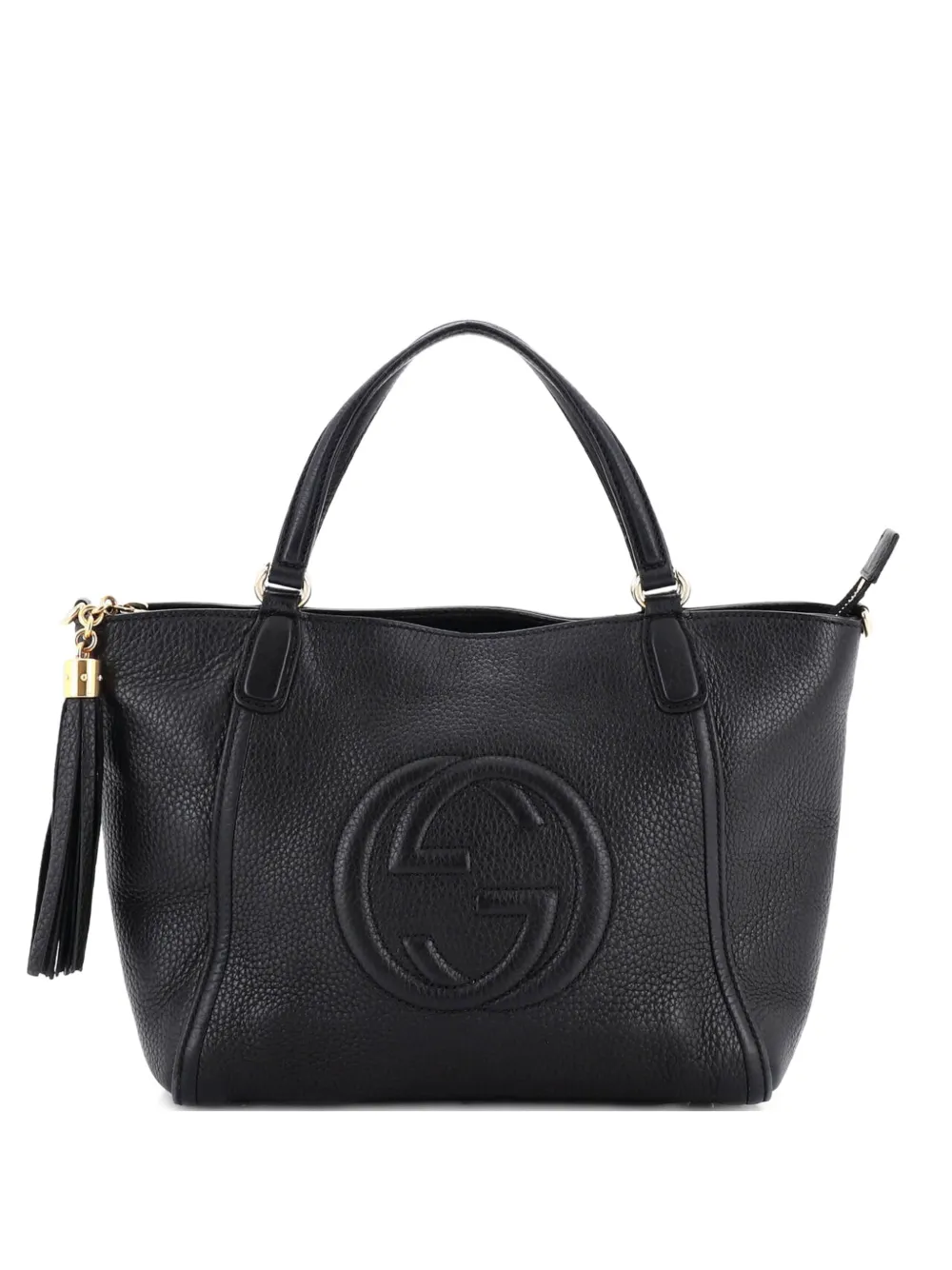 Gucci Pre-Owned Soho Convertible Top Handle Bag Leather Small satchel - Nero