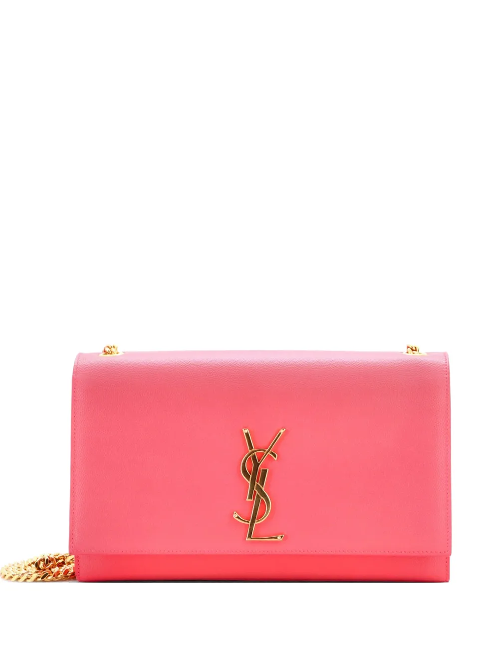 Saint Laurent Pre-Owned Classic Monogram Grainy Leather Medium crossbody bag - Rosa