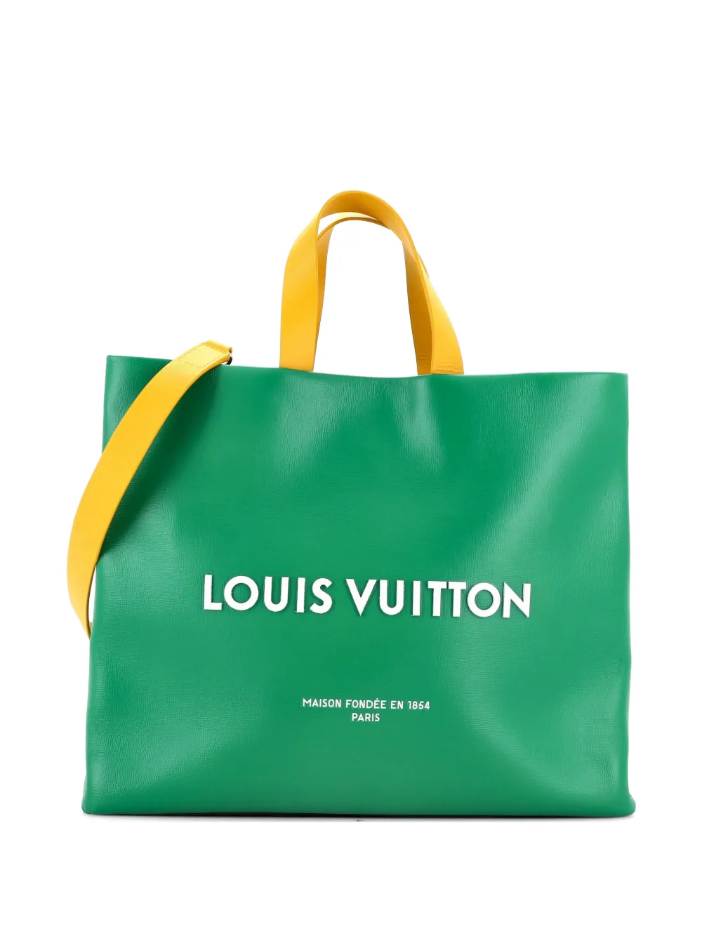 Louis Vuitton Pre-Owned Shopper Leather MM tote bag - Verde