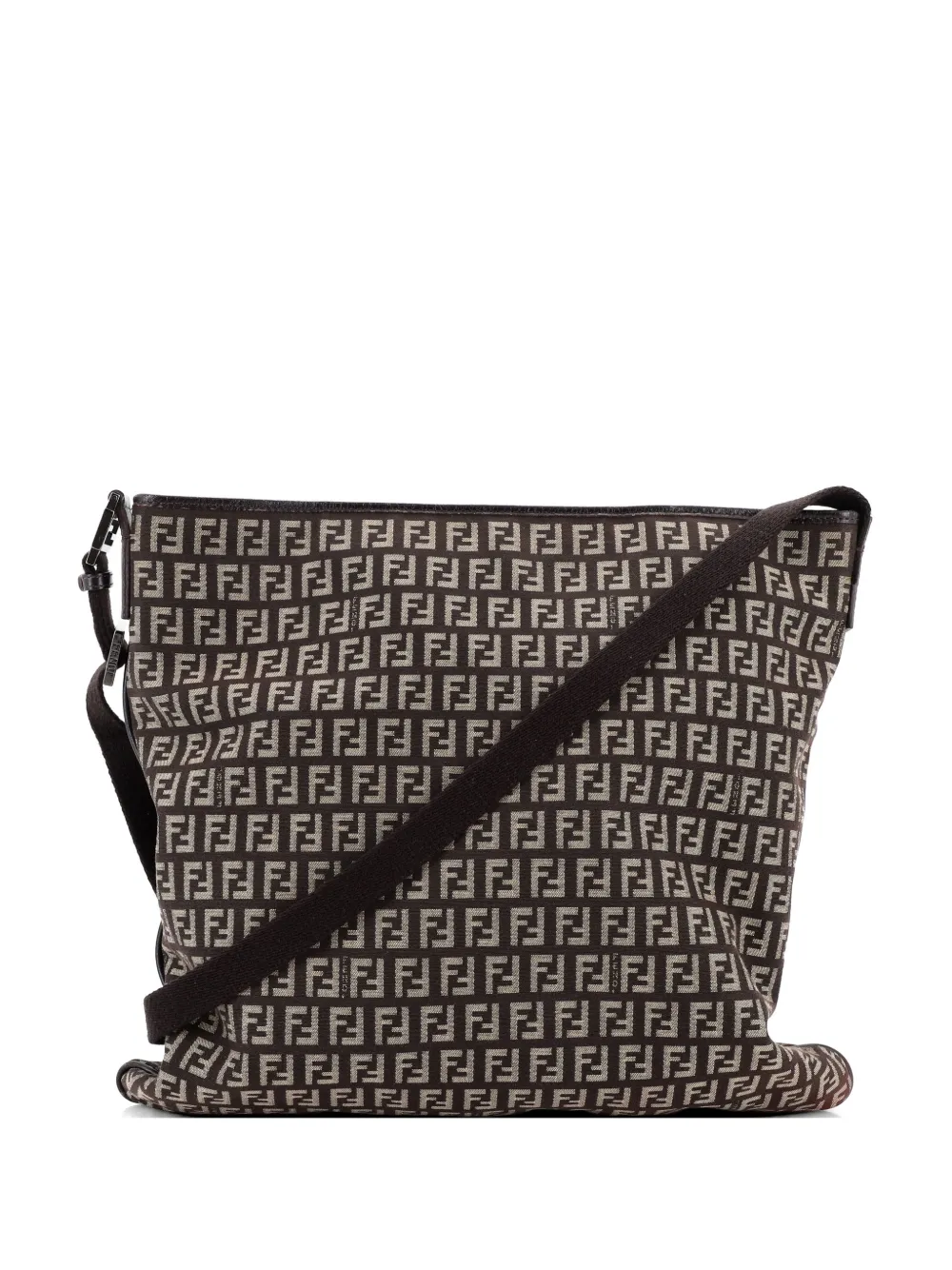 Fendi Pre-Owned Borsa a tracolla Zucchino media - Marrone