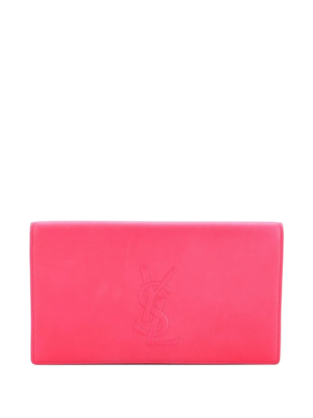 Saint Laurent Pre-Owned Belle de Jour Leather Large clutch bag - Rosa