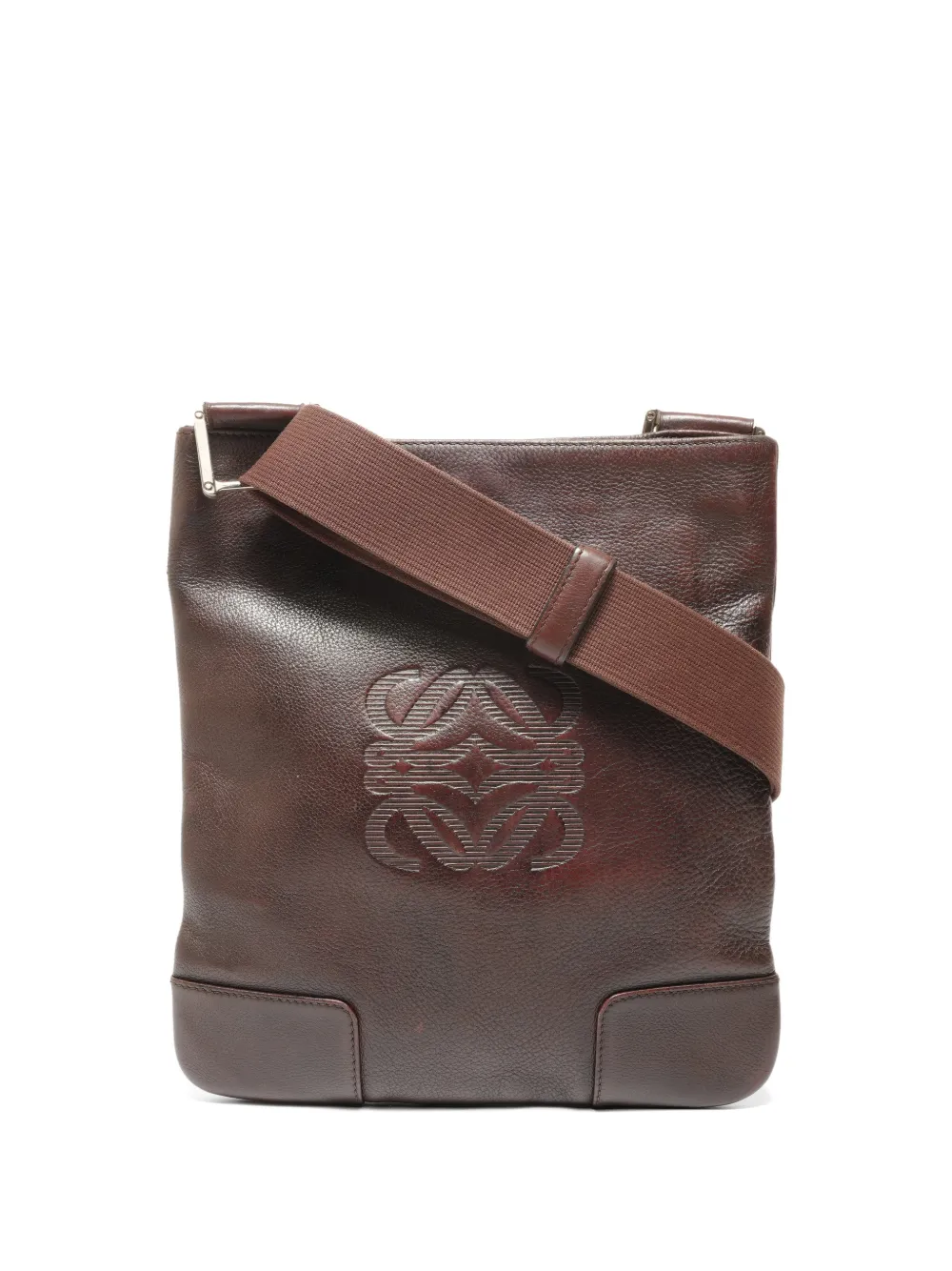 Loewe Pre-Owned 2010s Anagram shoulder bag - Marrone