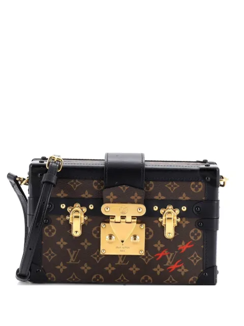 Louis Vuitton Pre-Owned bolso de mano Petite Malle de lona con motivo Monogram