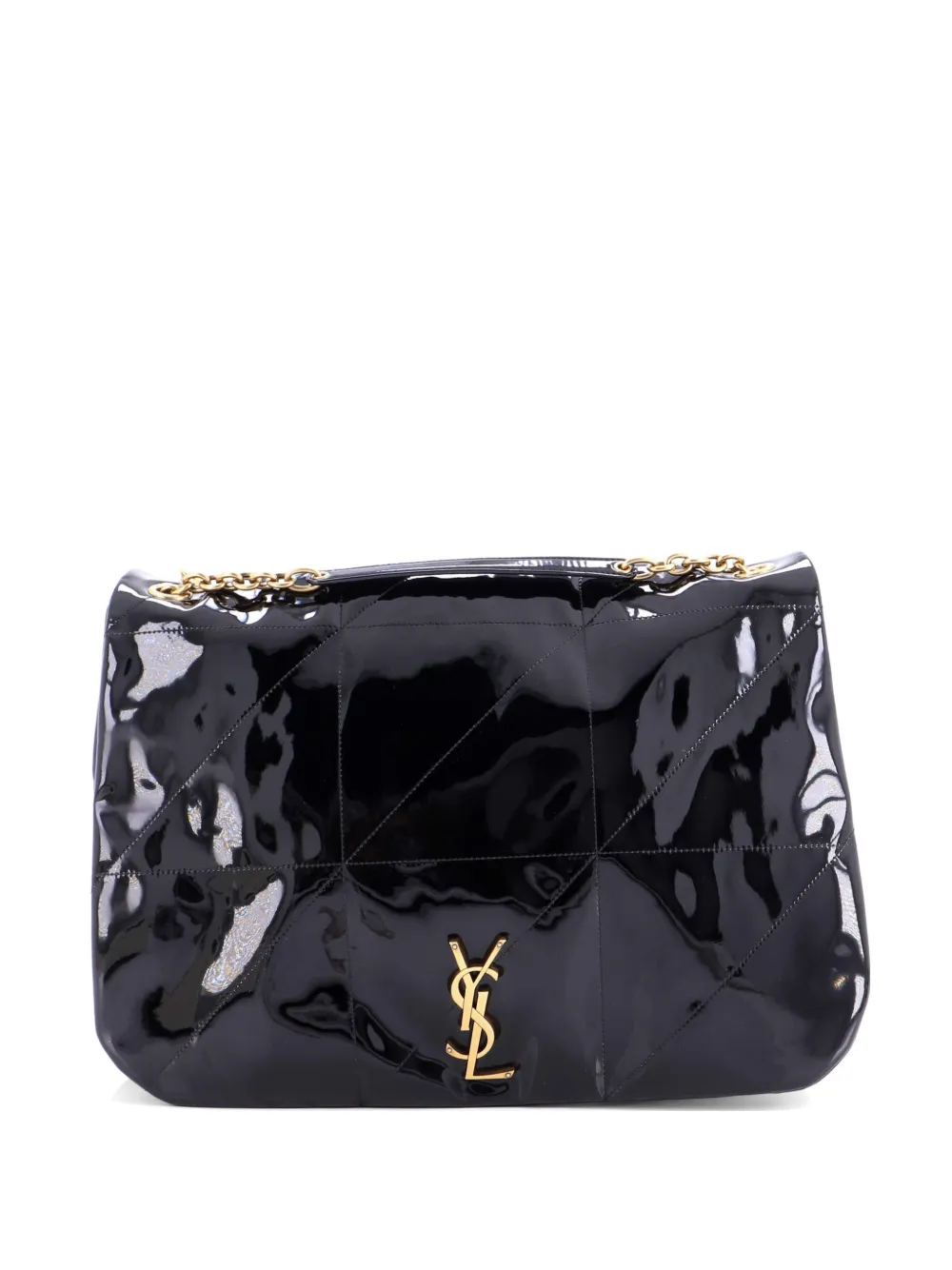 Saint Laurent Pre-Owned Jamie 4.3 Quilted Patent Large shoulder bag - Nero