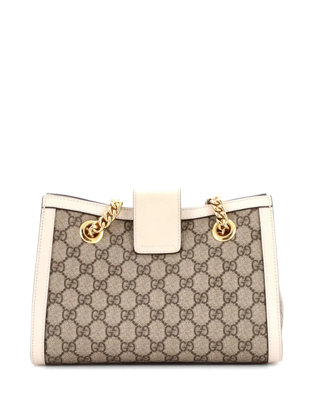 Gucci Pre-Owned パドロックチェーントート GGコーテッドキャンバス