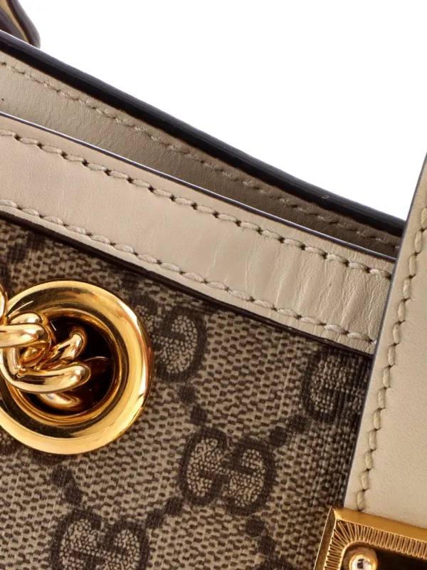 Gucci Pre-Owned パドロックチェーントート GGコーテッドキャンバス