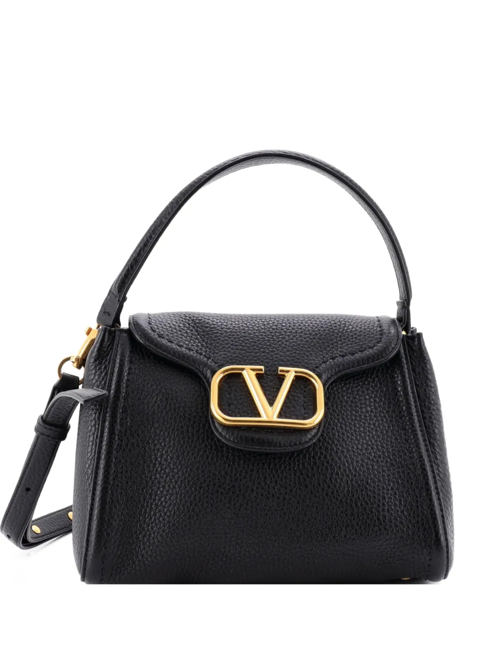 Valentino Garavani Pre-Owned Alltime Top Handle Bag Leather Small satchel - Nero
