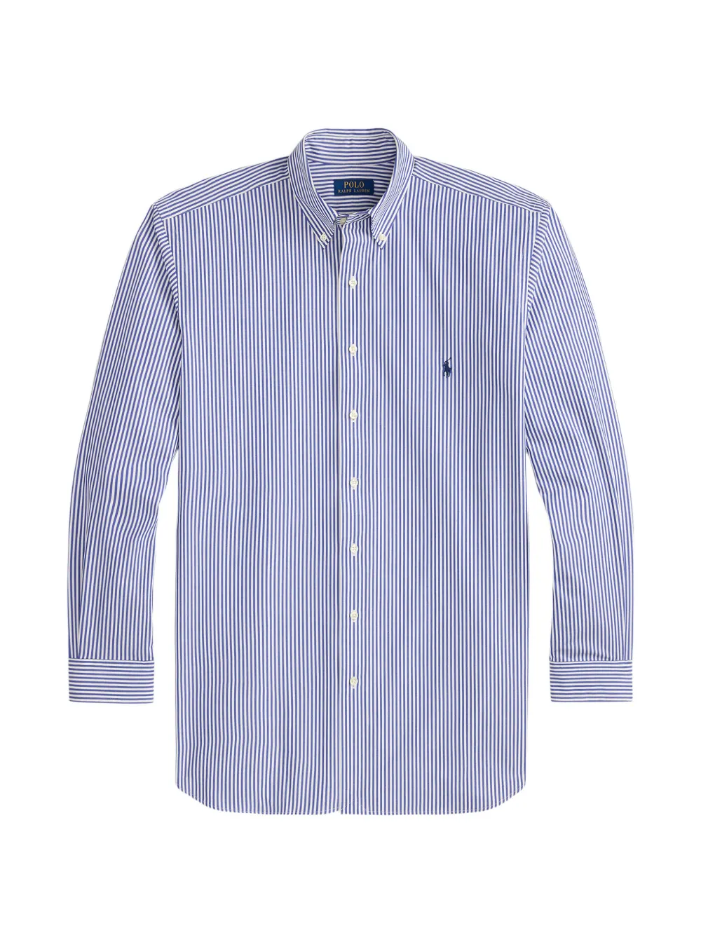 Polo Ralph Lauren Gestreiftes Poloshirt mit Polo Pony - Blau