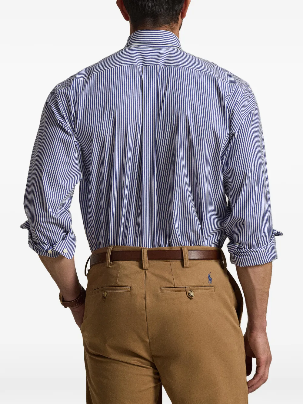 Polo Ralph Lauren Pony gestreept overhemd Blauw