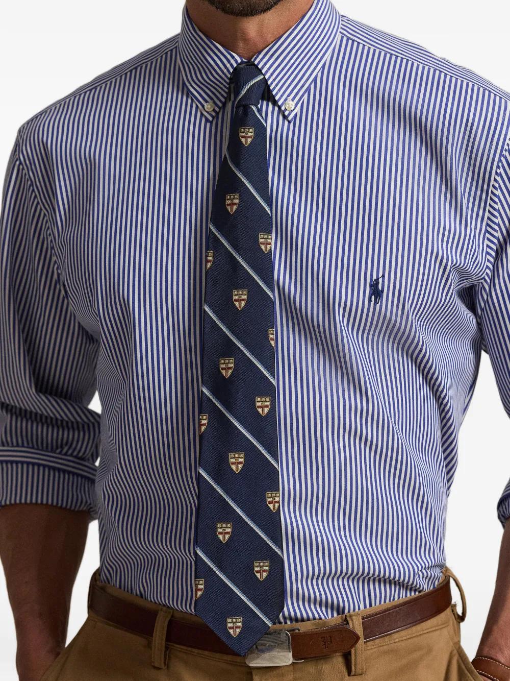 Polo Ralph Lauren Pony gestreept overhemd Blauw