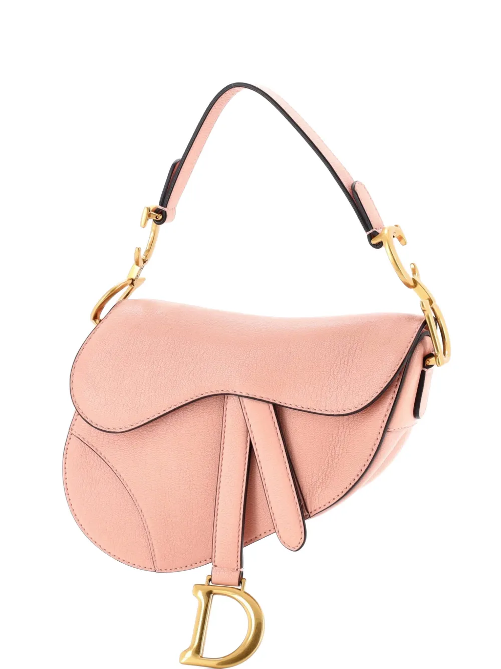 Christian Dior Pre-Owned Saddle Handbag Leather Mini shoulder bag - Rosa