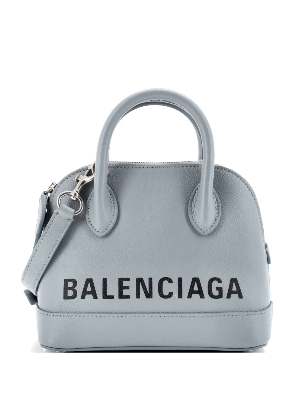 Balenciaga Pre-Owned Logo Ville Bag Leather XXS crossbody bag - Blau
