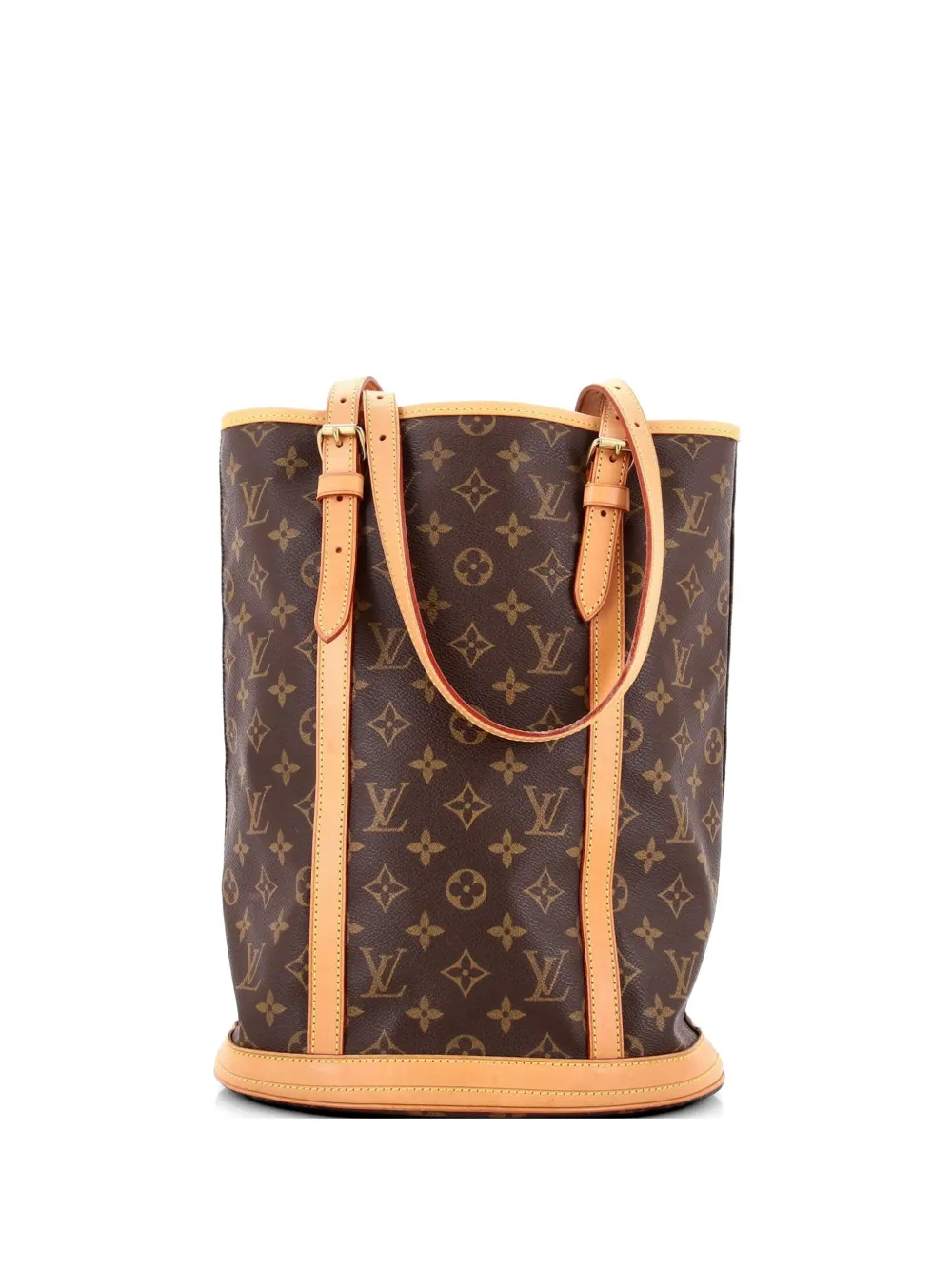 Louis Vuitton Pre-Owned Borsa a secchiello GM in tela con monogramma - Marrone