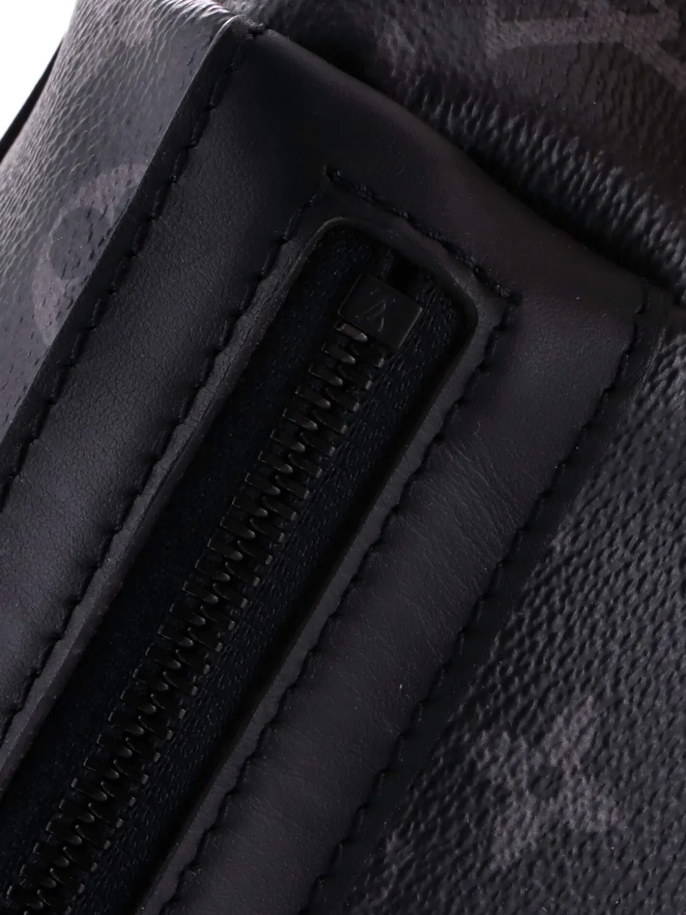 Pre-owned Louis Vuitton Getaway Monogram Eclipse Canvas Backpack In Black
