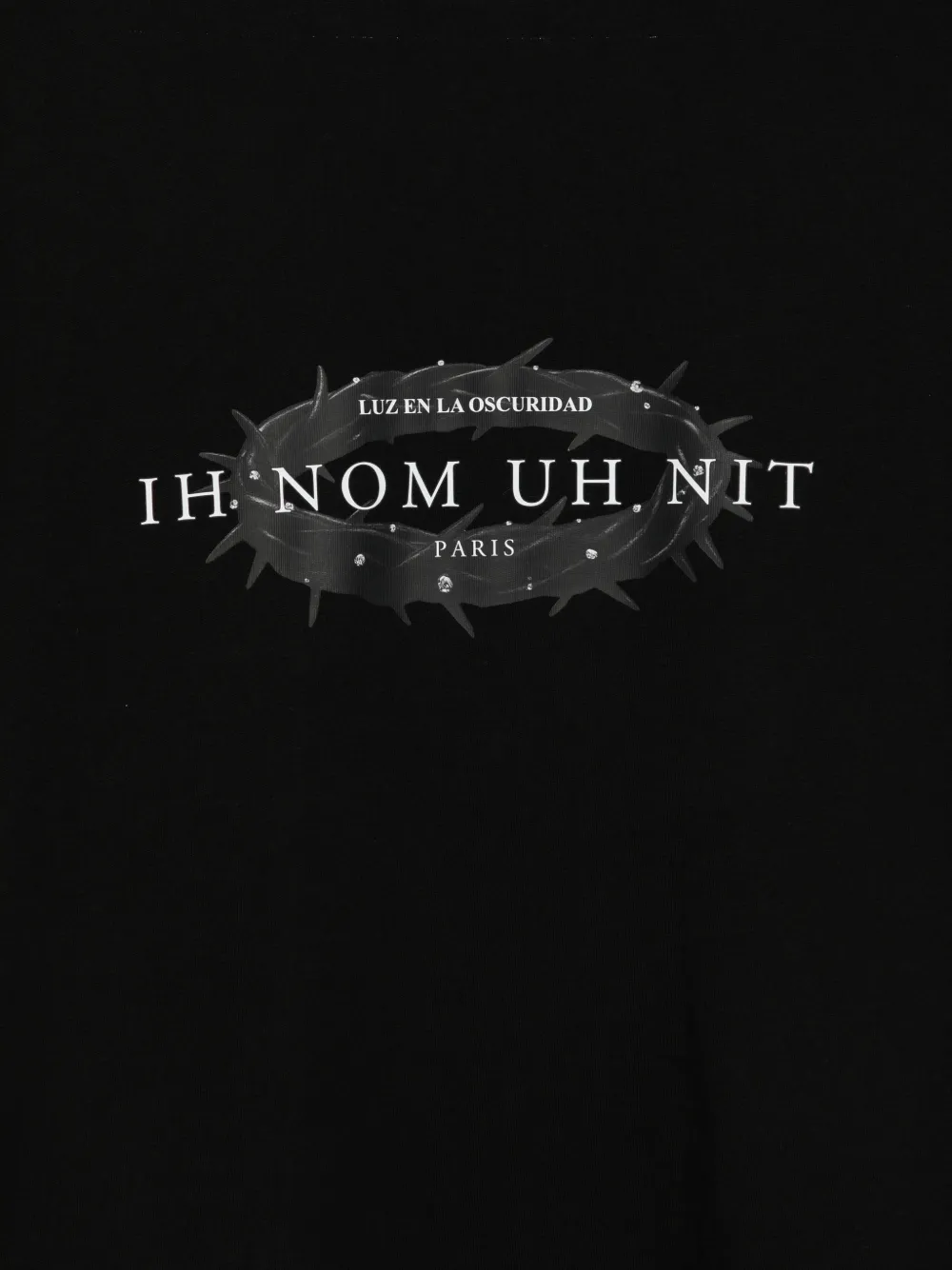 Ih Nom Uh Nit T-shirt met logoprint Zwart