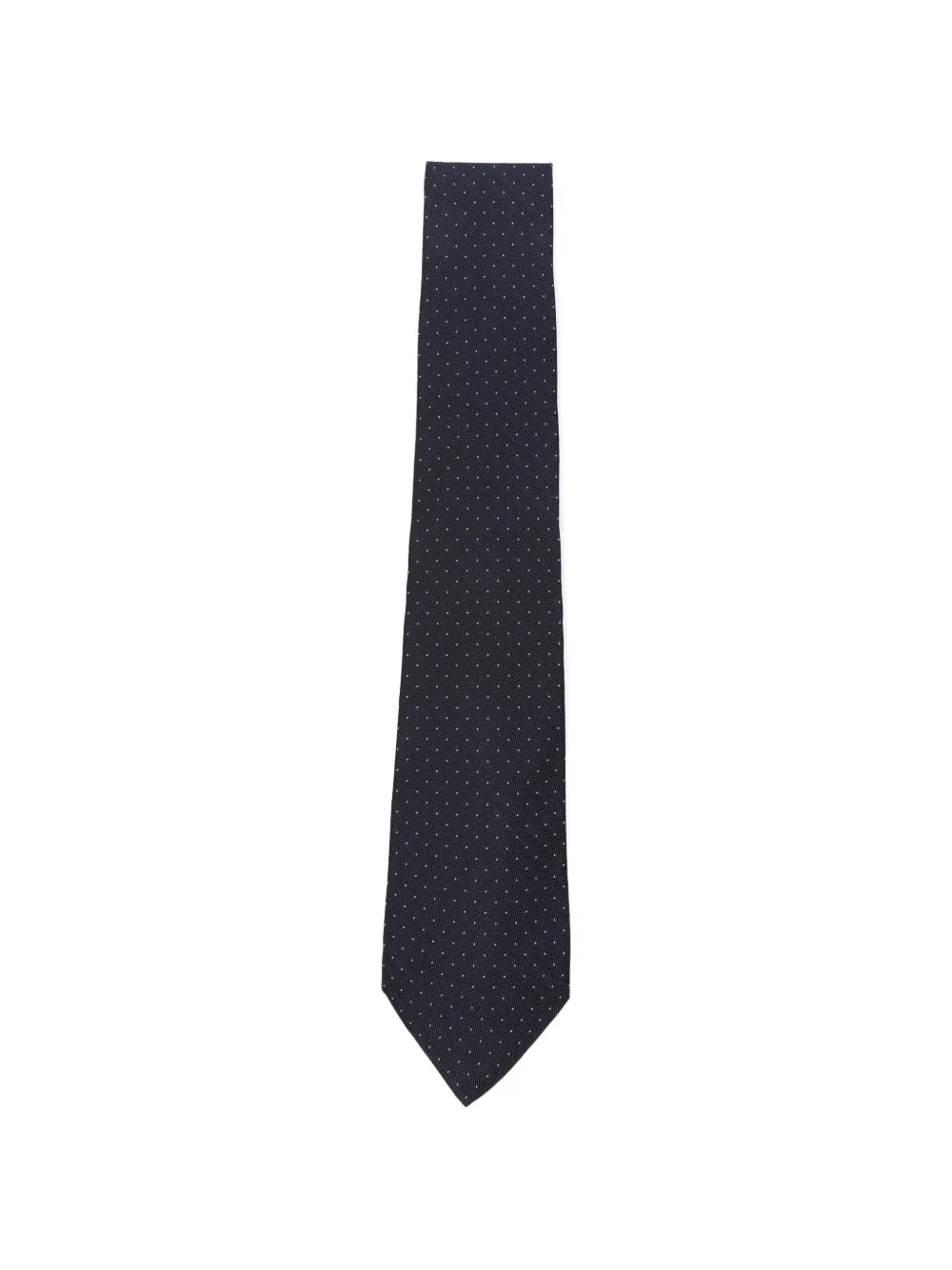 Kiton polka-dot tie - Blu