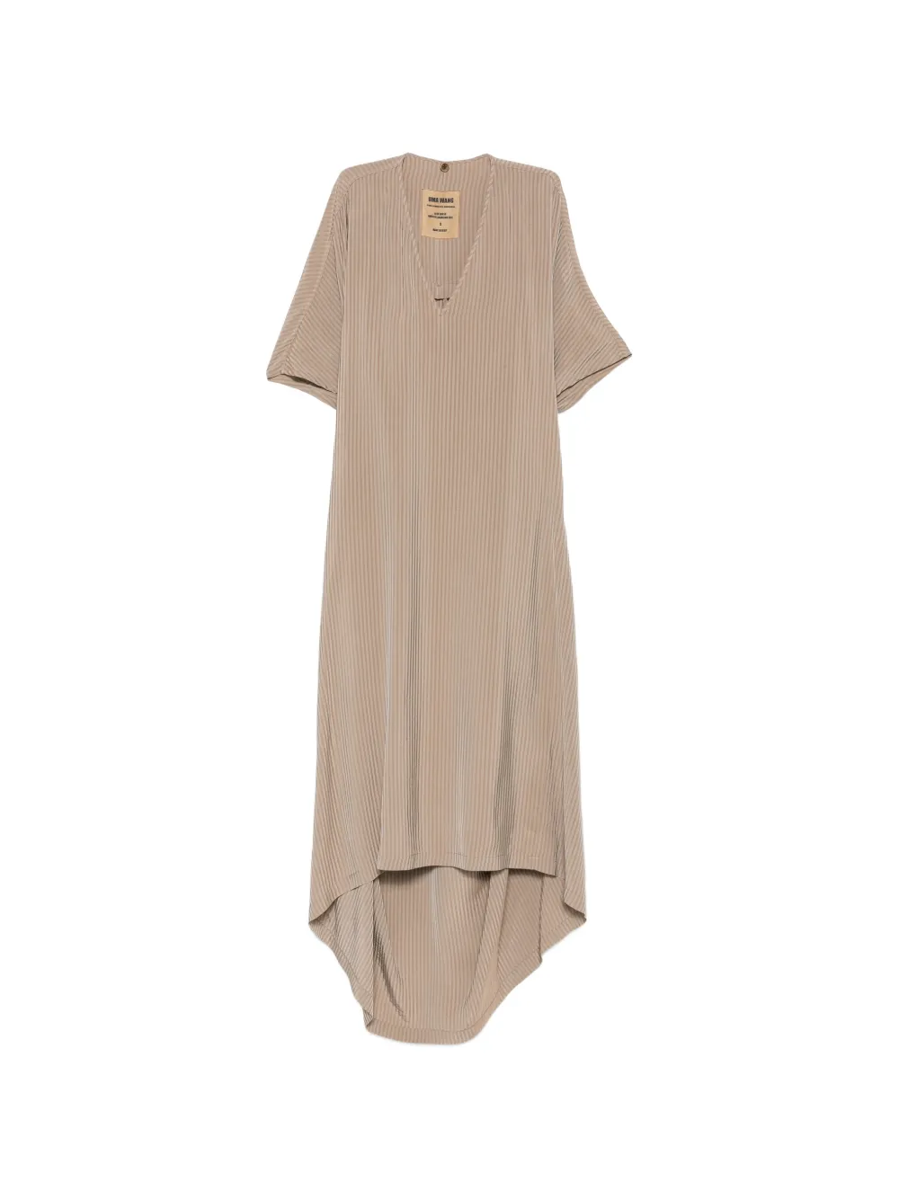Uma Wang striped midi dress - Marrone