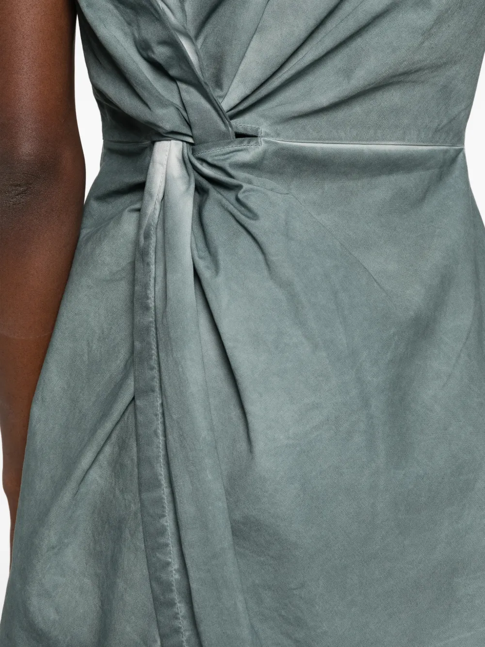 Uma Wang Kirai gilet met gedraaide rug Blauw