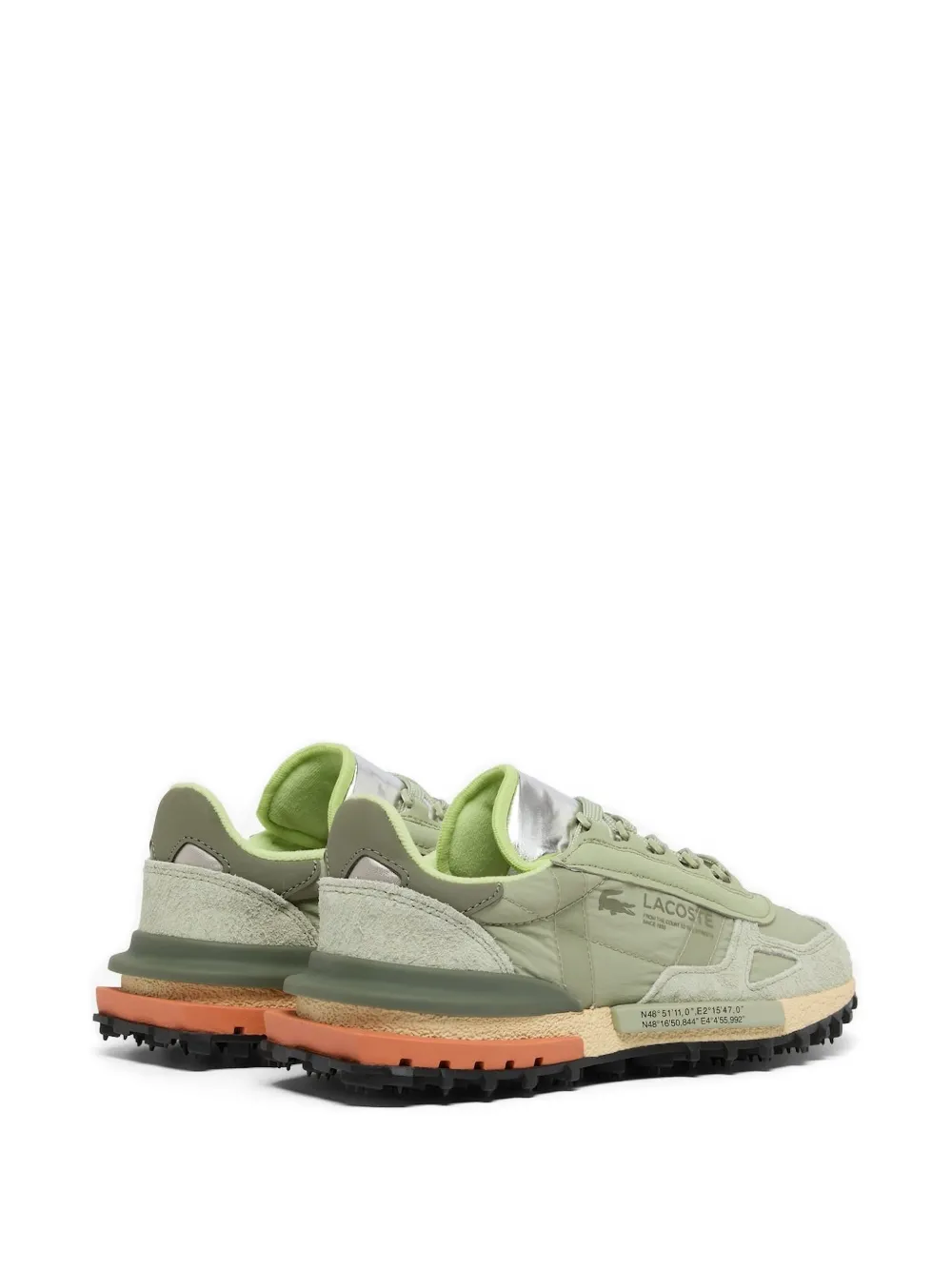 Lacoste Elite sneakers met vlakken Groen