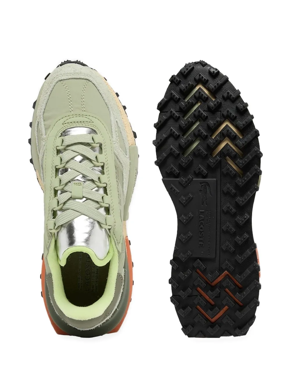 Lacoste Elite sneakers met vlakken Groen