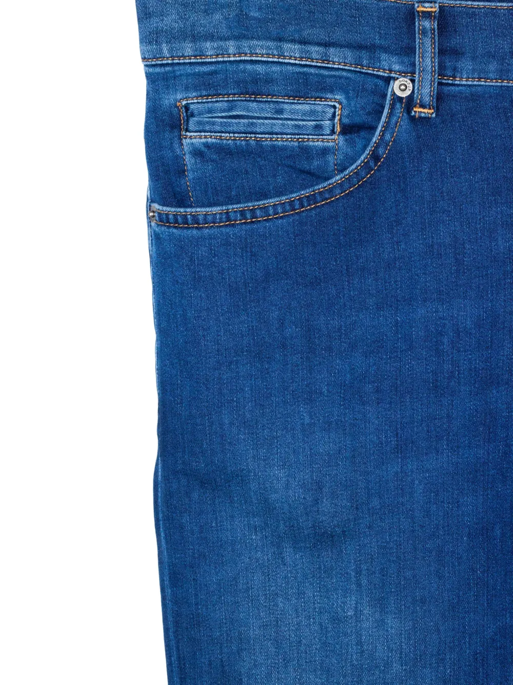  Dondup Vaqueros Slim Con Acabado Desgastado - Azul 